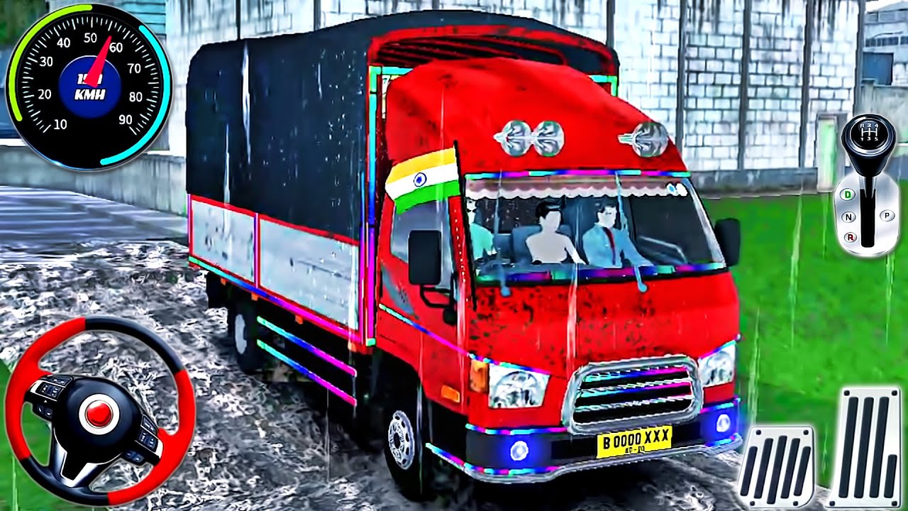 Minitruck Simulator Vietnam 2024 - Real New Red Truck Driving 3D - Android GamePlay #2