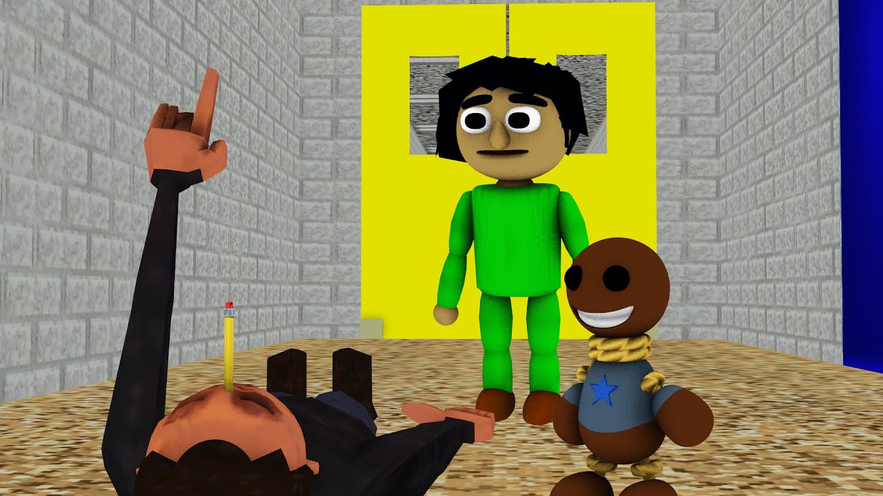 [SFM BALDI] Baldi's Basic In Learning KICK THE BUDDY Vs ORANGE MAN From Baldi In LEARNING #7