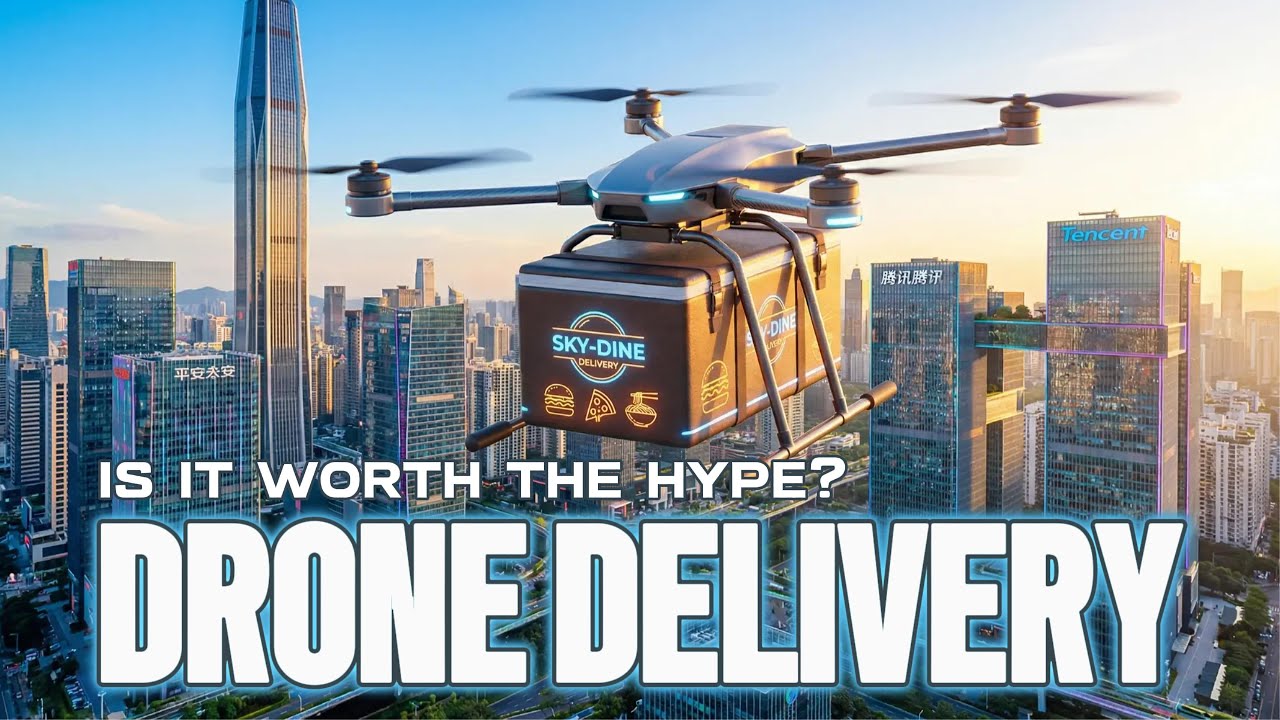 We Ordered Coffee by DRONE in Shenzhen 🇨🇳☕ (But Our Guide Had No Idea How!)