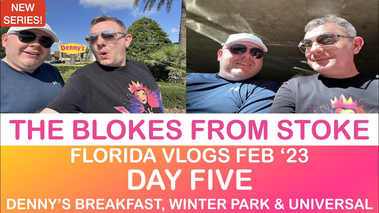 День 5 | Florida Vlogs, февраль 2023 г. | Завтрак в Denny's | Прогулка на лодке по Зимнему парку ...