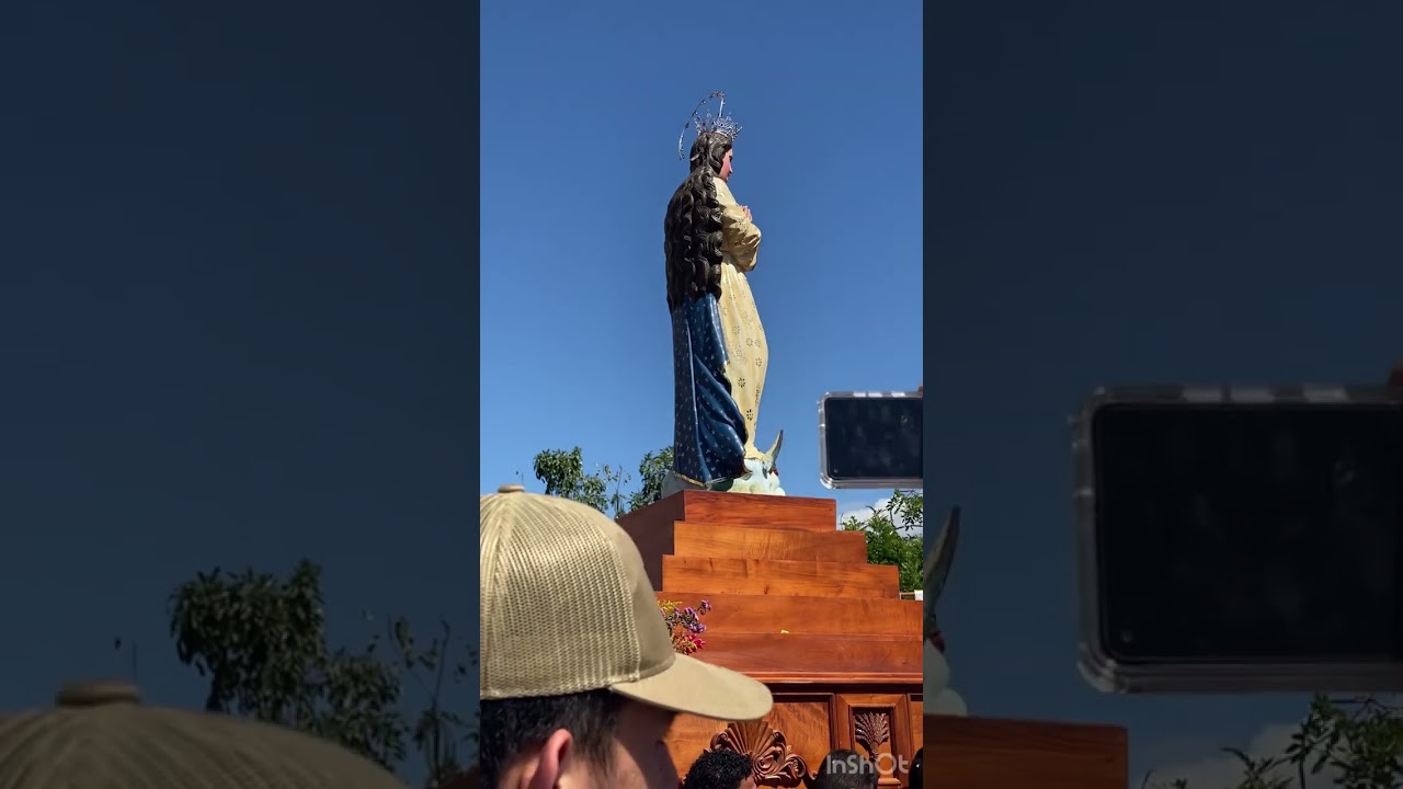 Bajada y procesión de la Virgen Inmaculada Concepción de María, Patrona de Catedral de Managua 🇻🇦🙏🏻