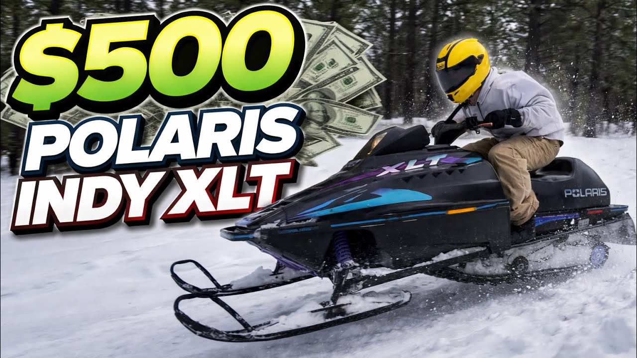500 Dollar Polaris Indy 600, TRIPLE!!!!  #snowmobile #polaris #2stroke #truckee #backcountry