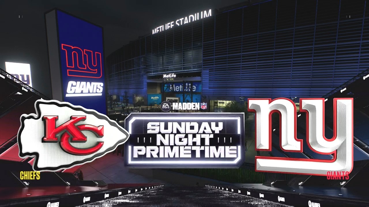 Madden NFL 26 - Kansas All-Time Chiefs (1-1) Vs New York All-Time Giants (2-0) PS5 Week 3