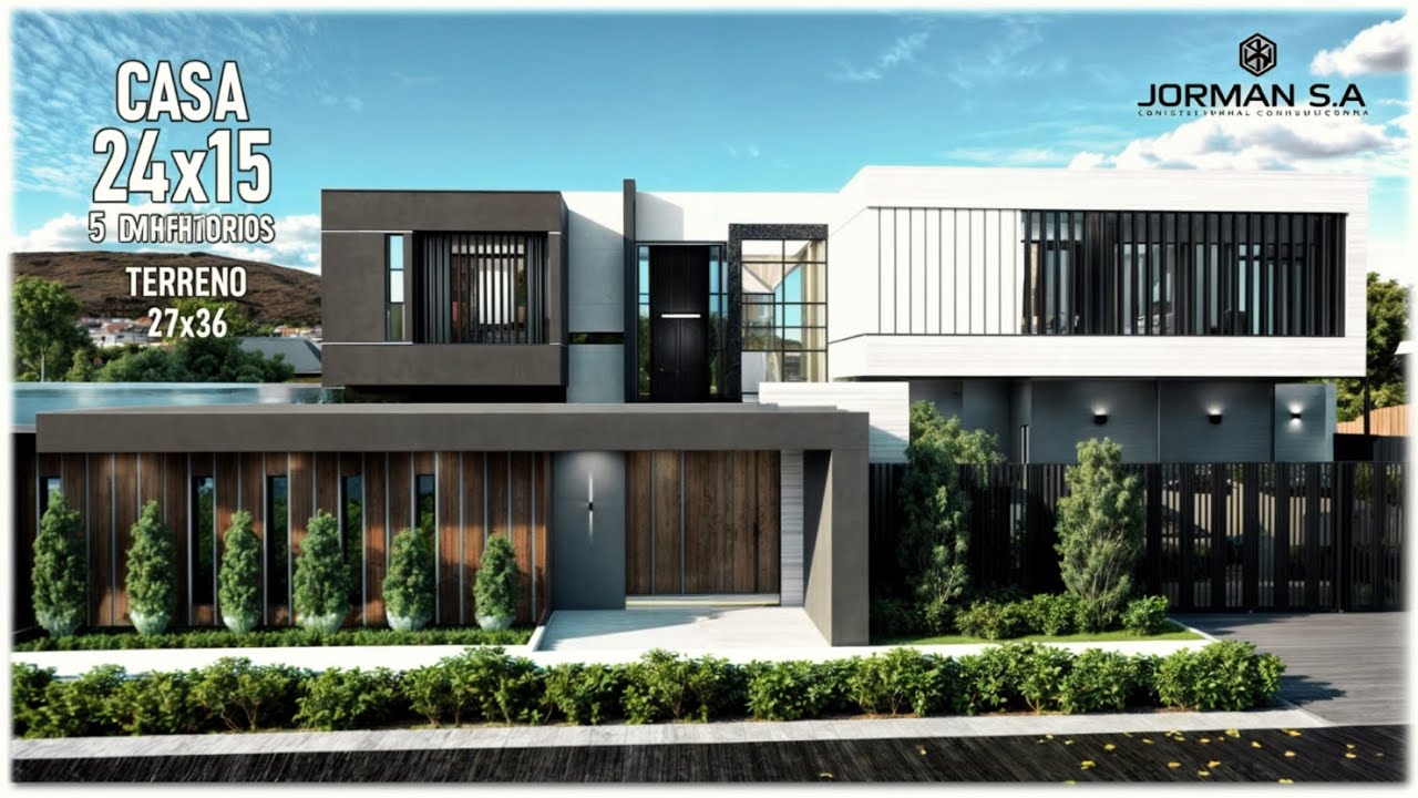Luxury Modern Home Design | 24x15  2Storey | Jorman HomeDesigns