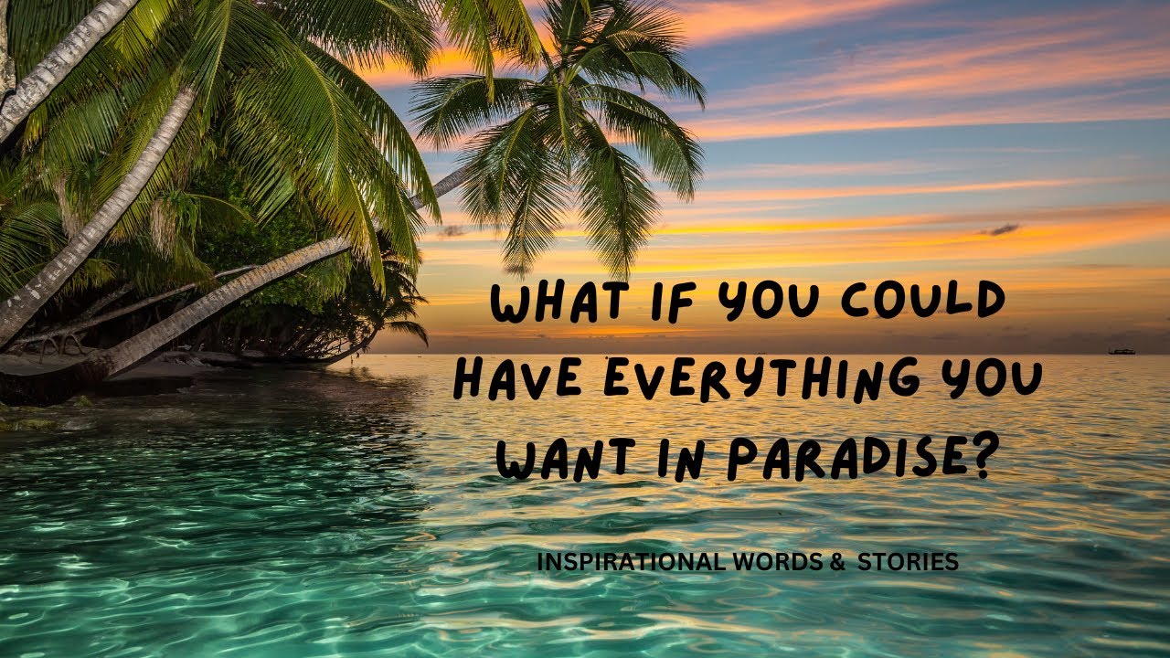 What If You Could Have Everything You Want in Paradise?