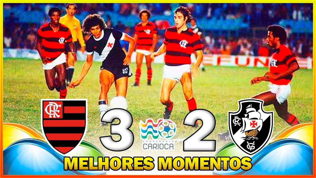 FLAMENGO 3 X 2 VASCO ● MELHORES MOMENTOS ● CAMPEONATO CARIOCA 1979 ● 6ª RODADA ● DECISÃO