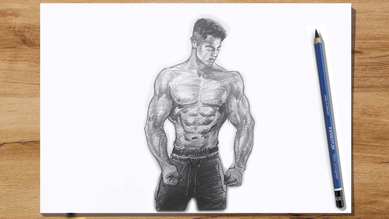 How To Draw A Bodybuilder