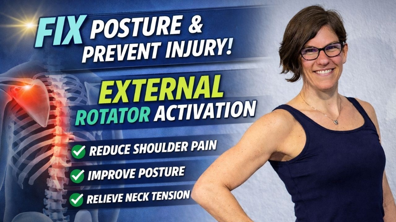 Rotator Cuff Activation to Improve Posture, Shoulder Stability & Reduce Neck Pain