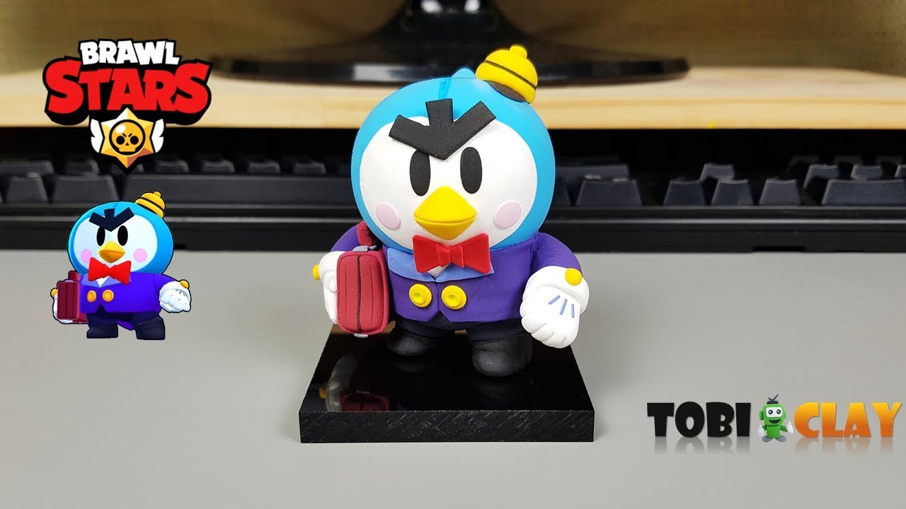 Brawl Stars Mr.P Clay figure ART - New brawler