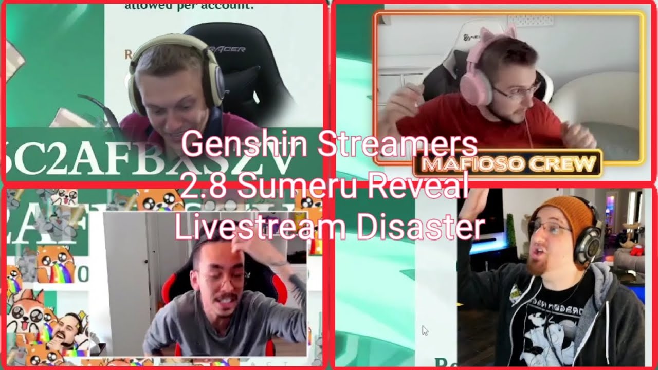 Стримеры Genshin 2.8 Sumeru раскрывают реакцию на катастрофу в прямом эфире (ярость, смешно, фейл)