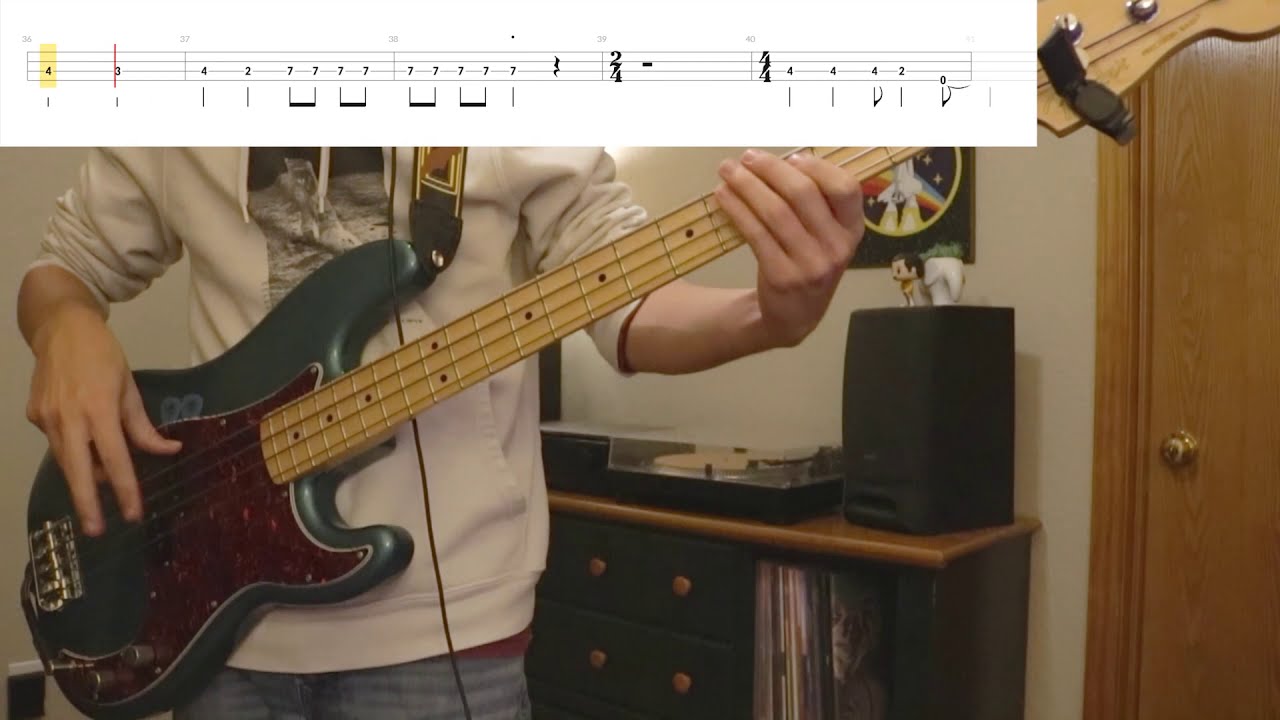 Queen - Brighton Rock - [Bass Cover WITH PLAY ALONG TABS]