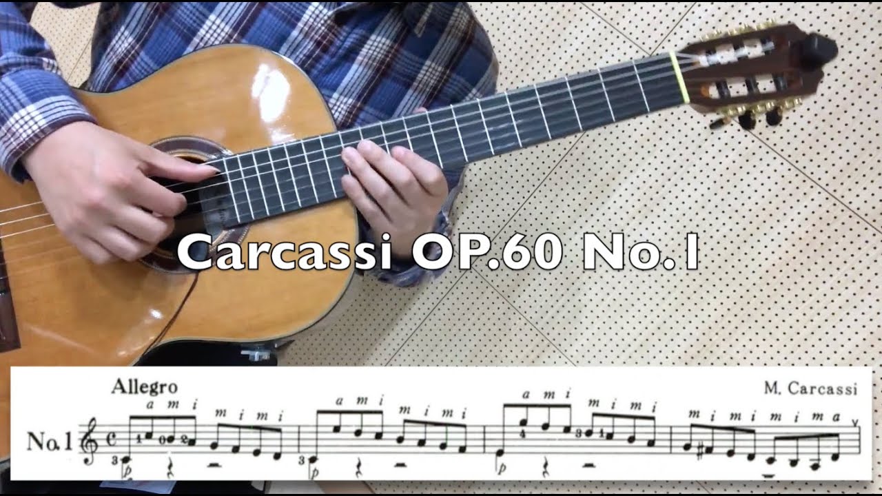 Carcassi OP.60 No.1 Allegro (카르카시 25 연습곡 제1번)