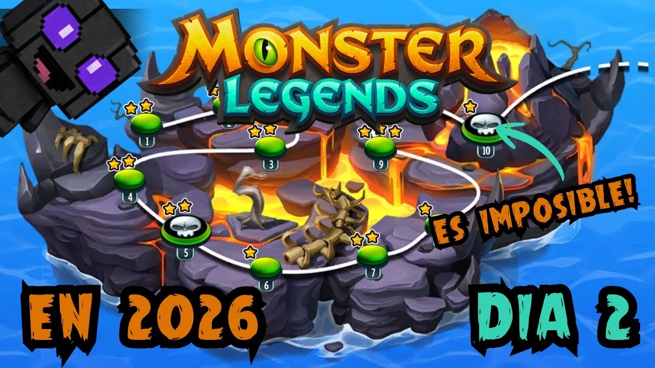 NOS PASAMOS LA PRIMERA ISLA DEL MAPA DE AVENTURAS | Monster Legends en 2026 Día 2 