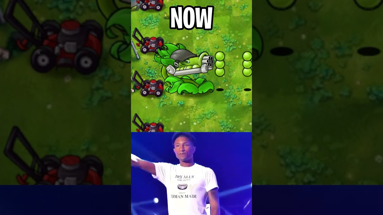 pvz peashooter evolution 2009 vs now 🫛