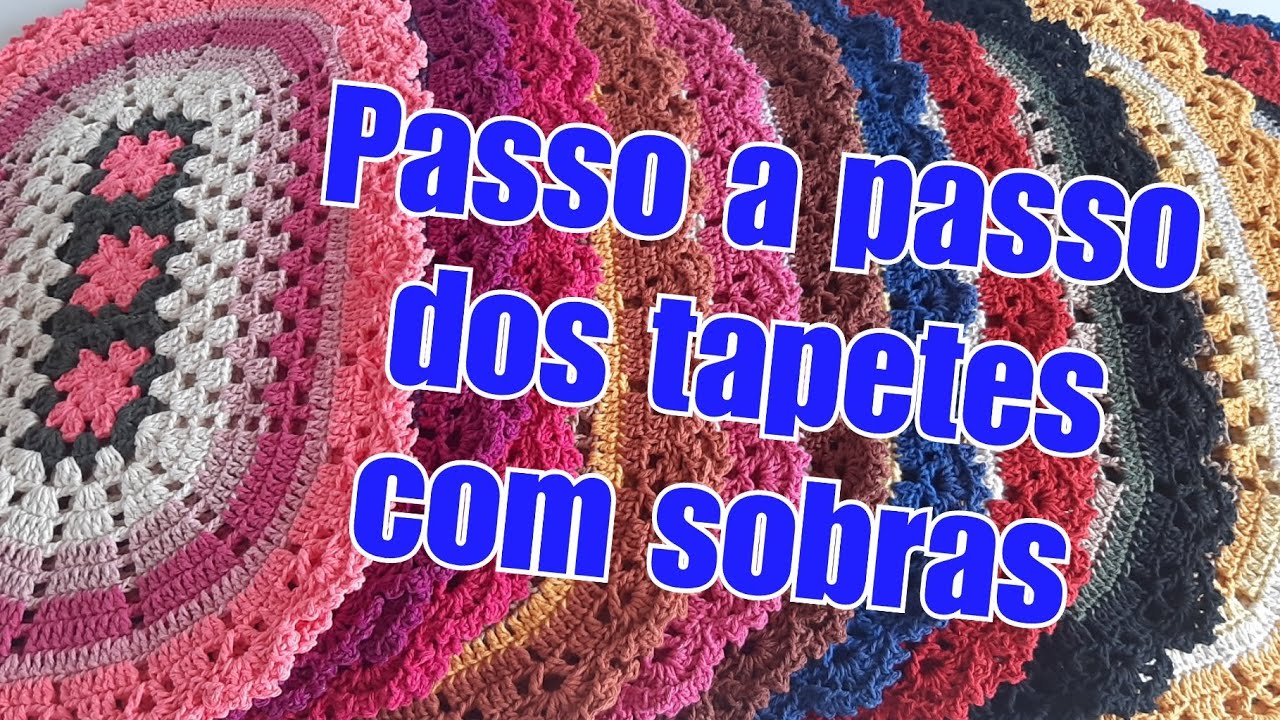 Passo a passo dos tapetes com as sobras. Já vendi muitos pares. Super econômico também!!
