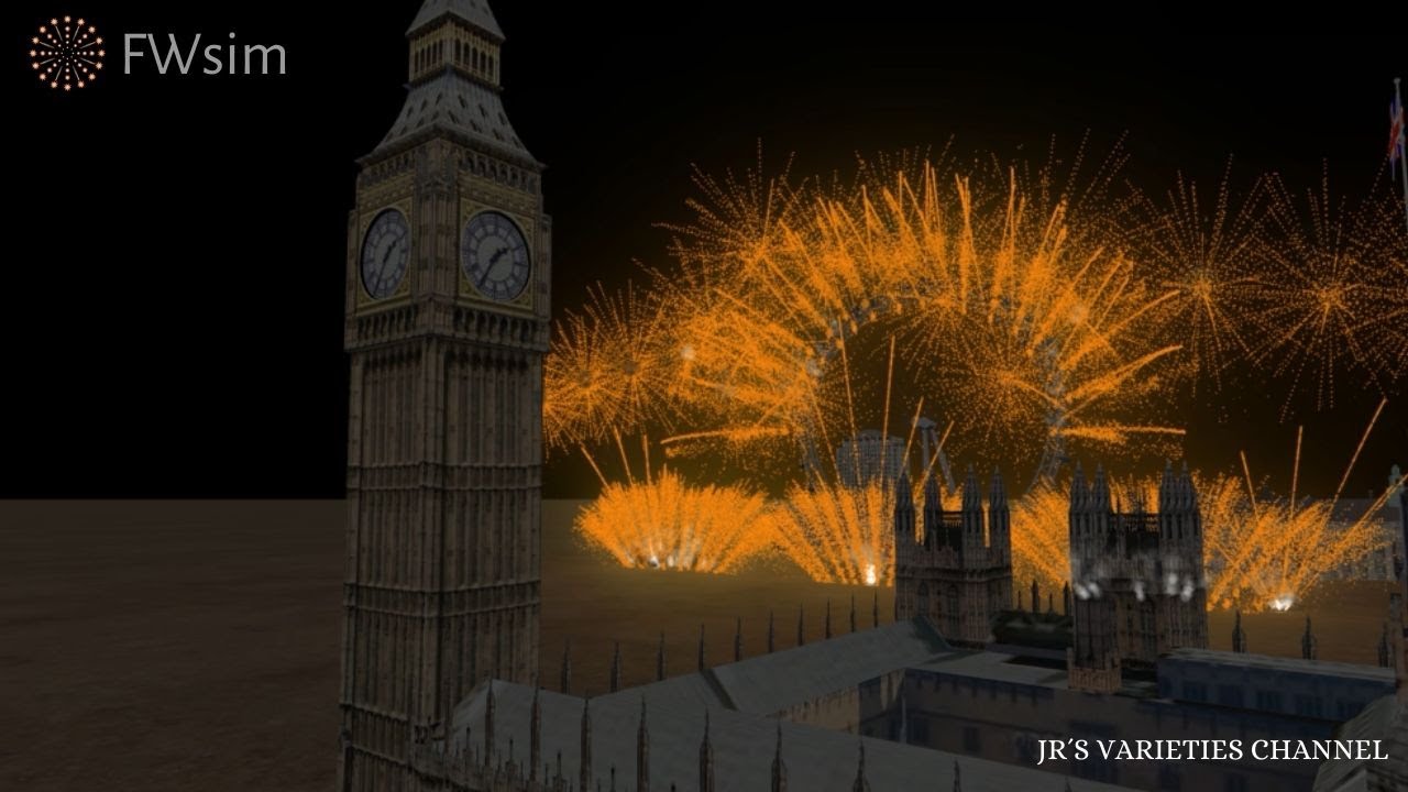 London Fireworks 2007 - FWsim