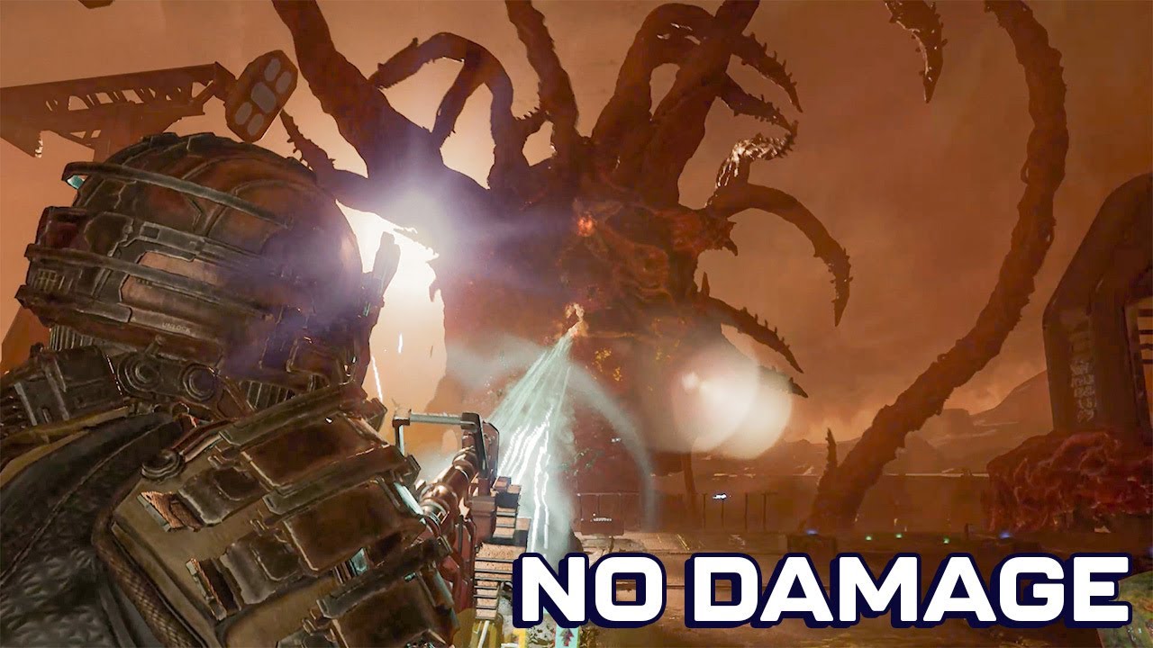Dead Space Remake - Final Boss Fight & Ending No Damage Hard Difficulty