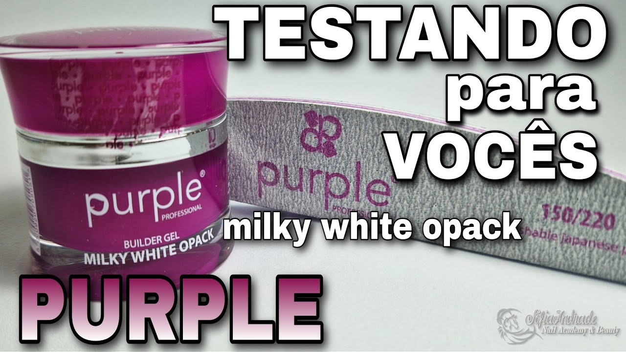 TESTANDO para VOCÊS GEL Milky White Opack Builder. minha avaliação e nota final