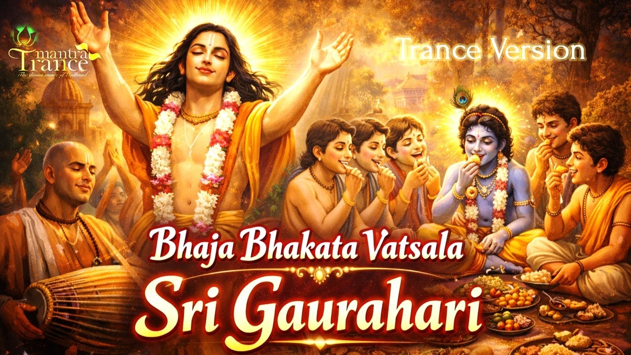 Bhaja Bhakata Vatsala with Lyrics | Bhoga Arati Kirtan | Mantra Trance Songs