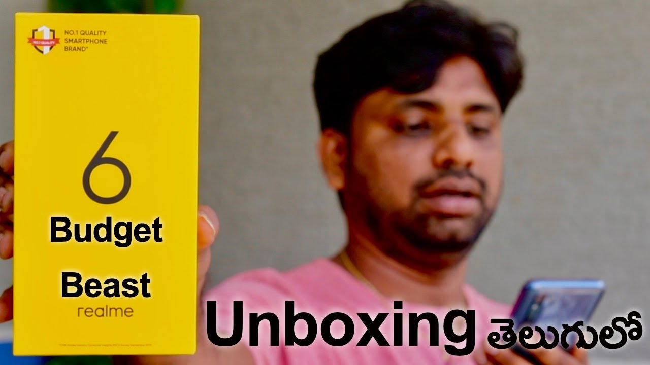 Realme 6 Unboxing & Initial Impressions With Cam Samples || In Telugu ||