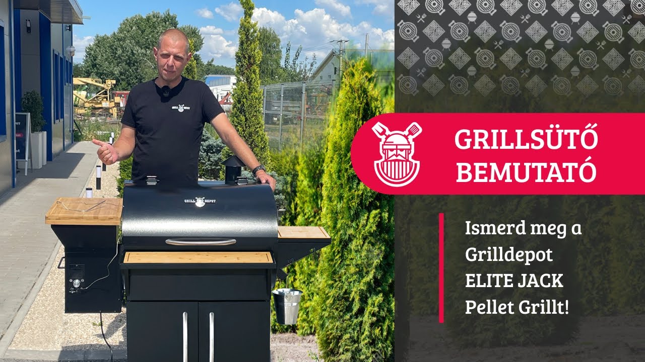 Grill bemutató - Grilldepot ELITE JACK Pellet Grill