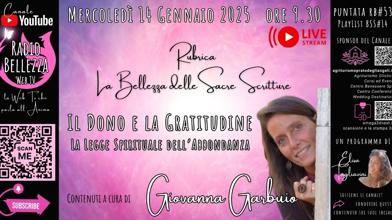 Radio Bellezza #53 - Il Dono e la Gratitudine: la Legge Spirituale dell'Abbondanza
