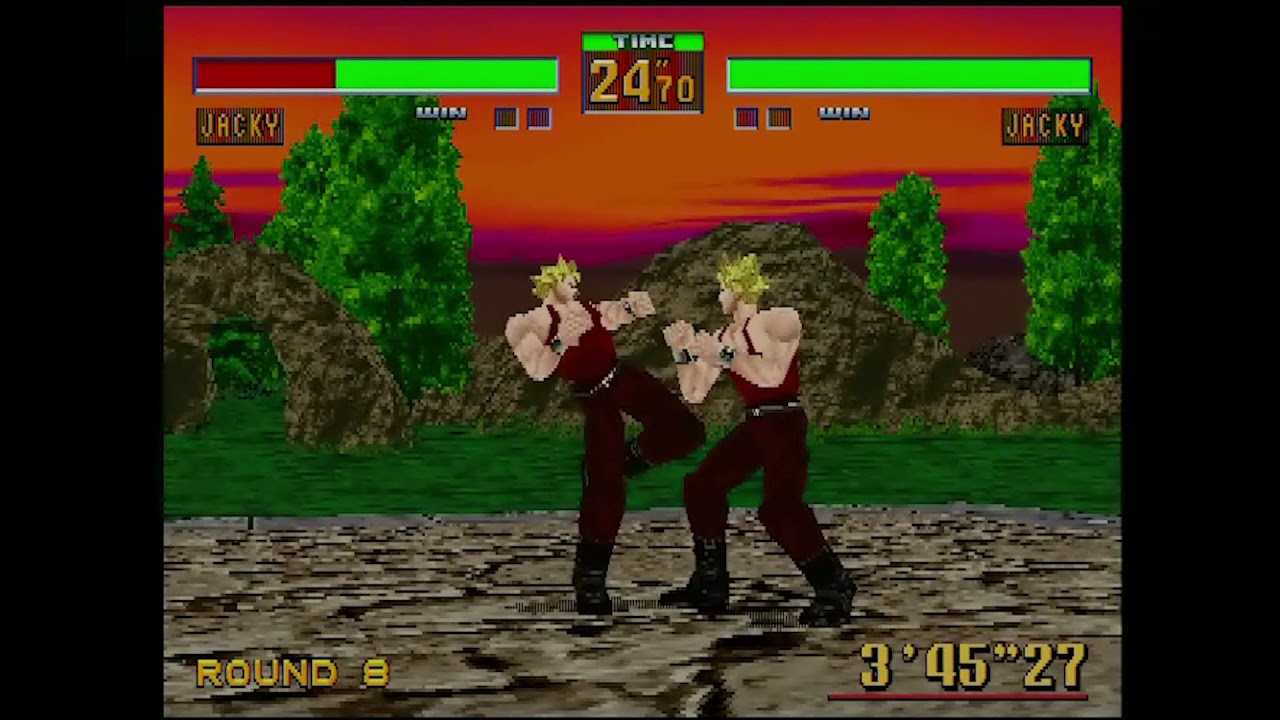 Virtua fighter 2 Saturn 30% BETA version