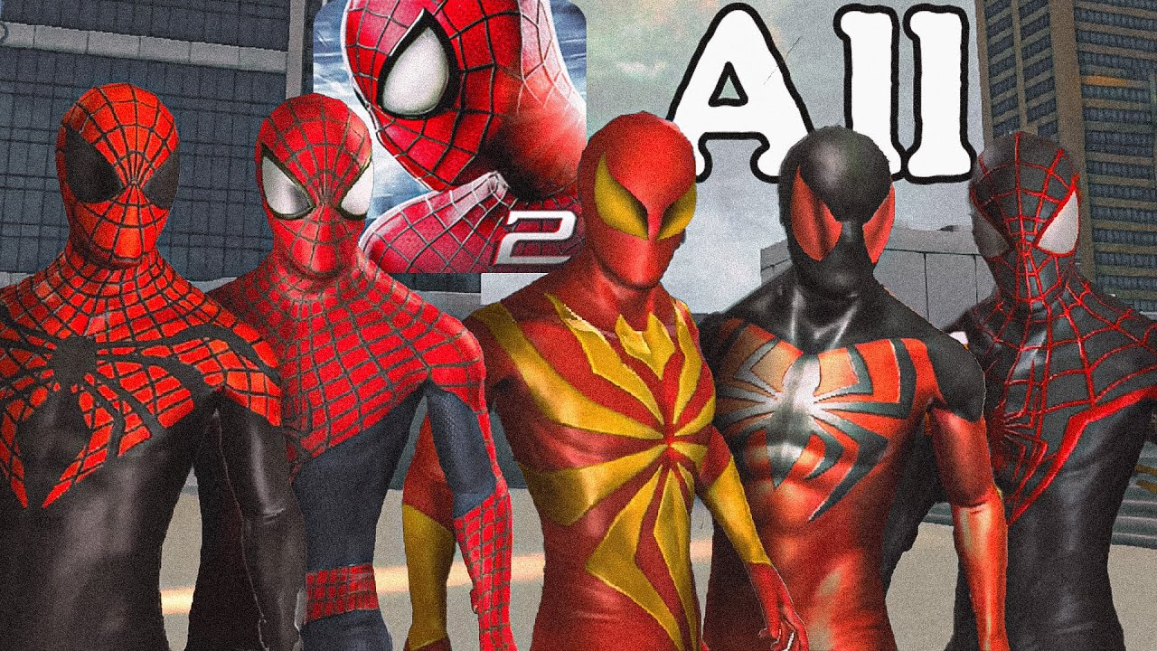 The Amazing Spider-Man 2 Mobile All-Suits