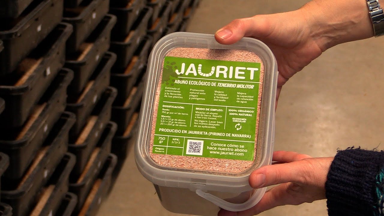 Jauriet abono ecológico de Tenebrio molitor (subtitulado castellano)