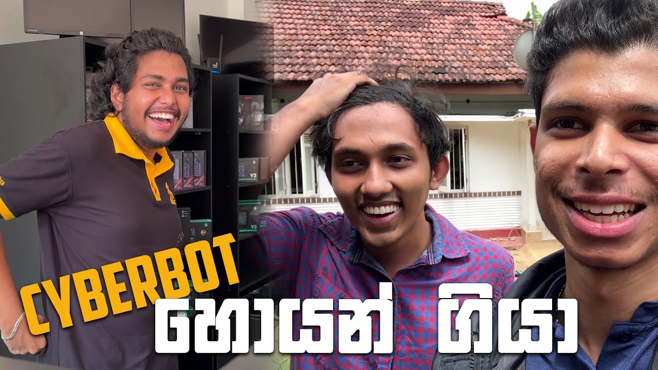 @KadiyaGamingගෙ CyberBot shop එක හොයන් ගියා | VLOG 19