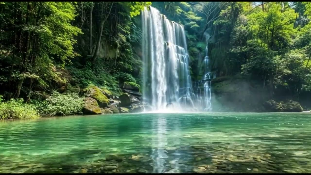 Relaxing Music With Water Sound. Peaceful Ambience for Spa, Yoga sleeping music and Relaxation