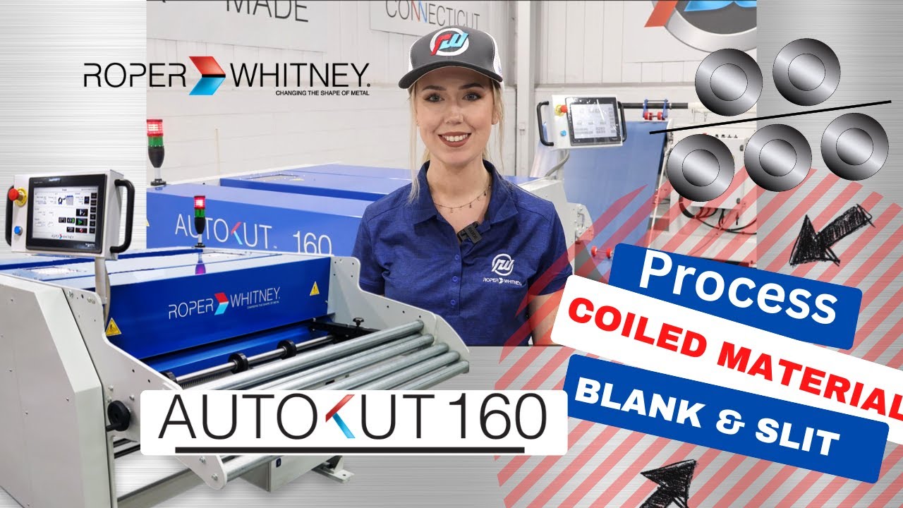 The Roper Whitney Autokut 160 | Slit and Shear | Coil Processing Machine