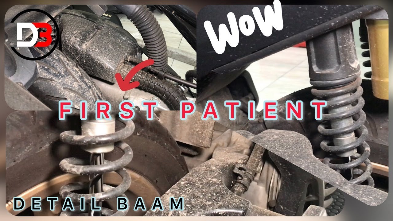 DETAILING MOTOR NMAX 155cc 2018, CARA BONGKAR BODY MOTOR NMAX DAN BERSIHKAN SAMPAI DALAM-DALAM.
