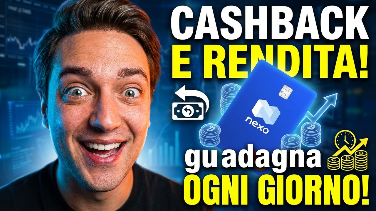 NEXO CARD La carta Crypto DEFINITIVA Cashback e rendita automatica