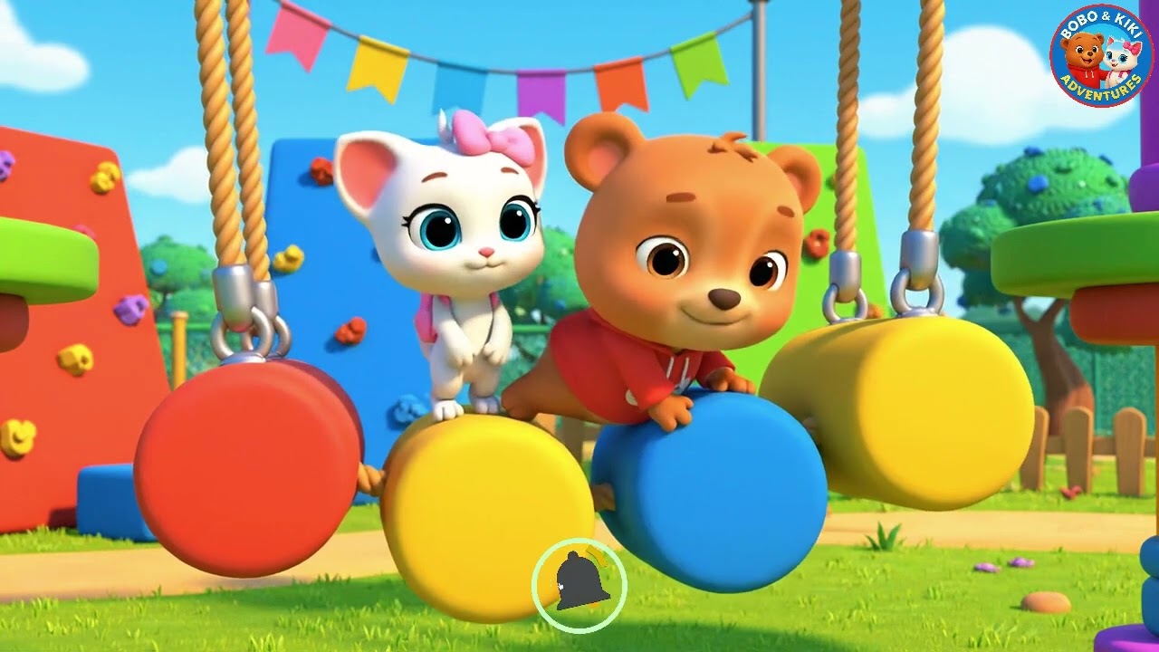 Swedish | Hinderbana Äventyr | Obstacle Course Adventure | kids song