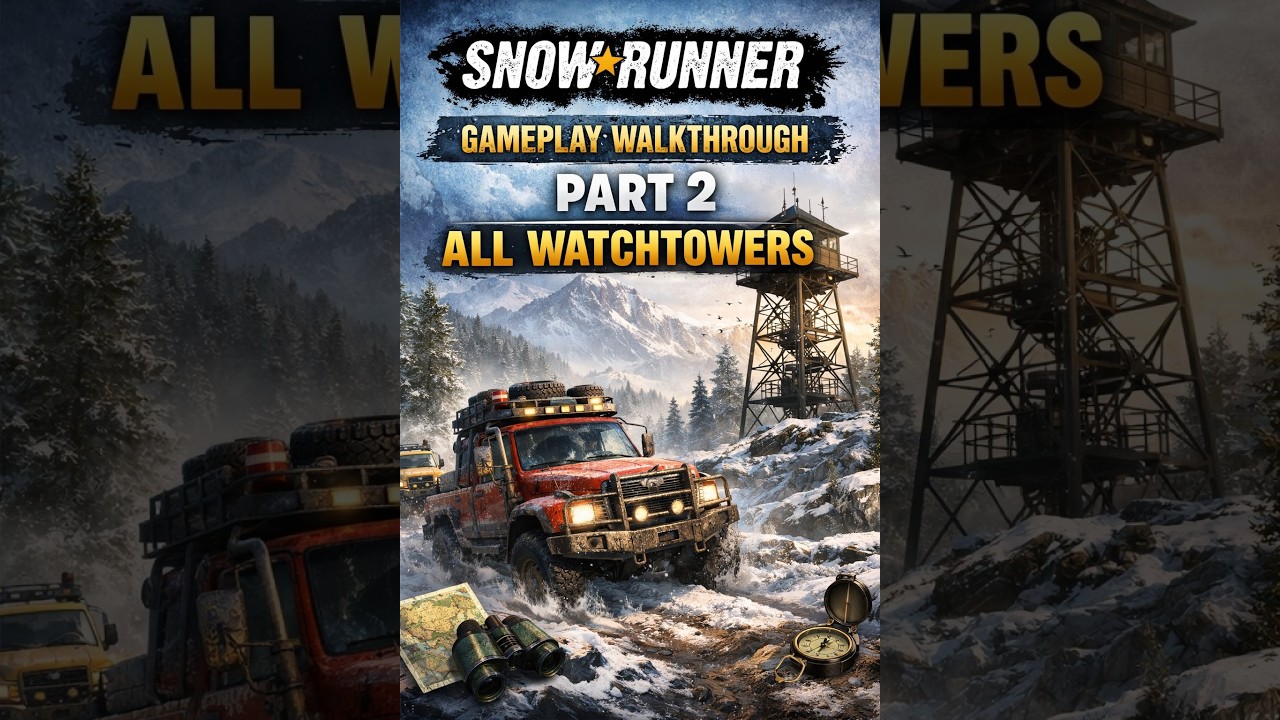 SNOWRUNNER Gameplay Walkthrough Part 2 - All Watchtower