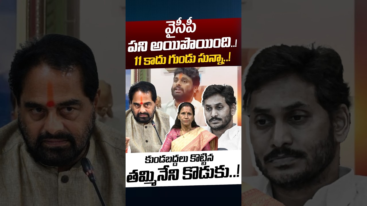 Tammineni Sitaram Son Chiranjeevi: వైసీపీ పని అయిపొయింది..11 కాదు గుండు సున్నా..! | Nethra Tv Telugu
