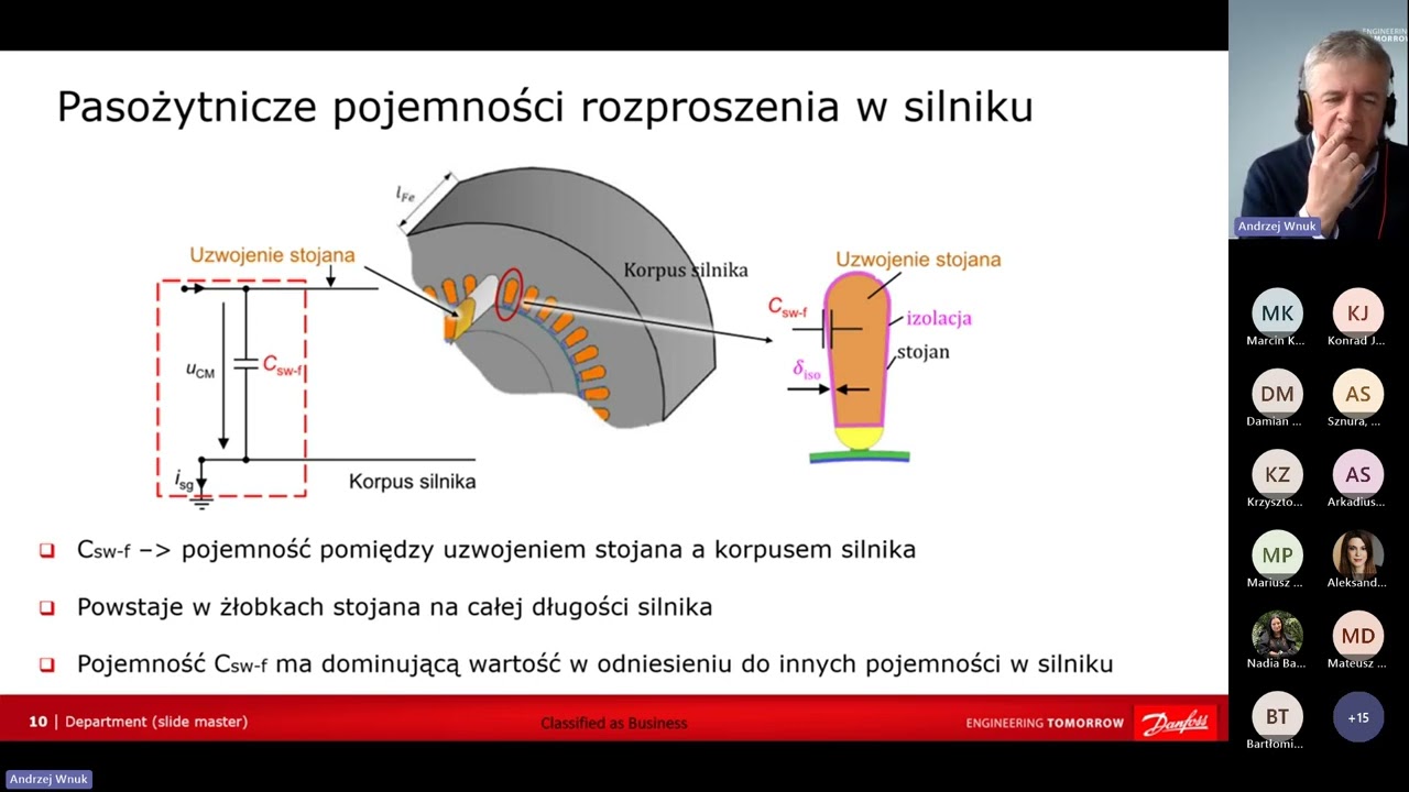 Webinar - prądy łożyskowe w silnikach przy zasilaniu z przemienników częstotliwości