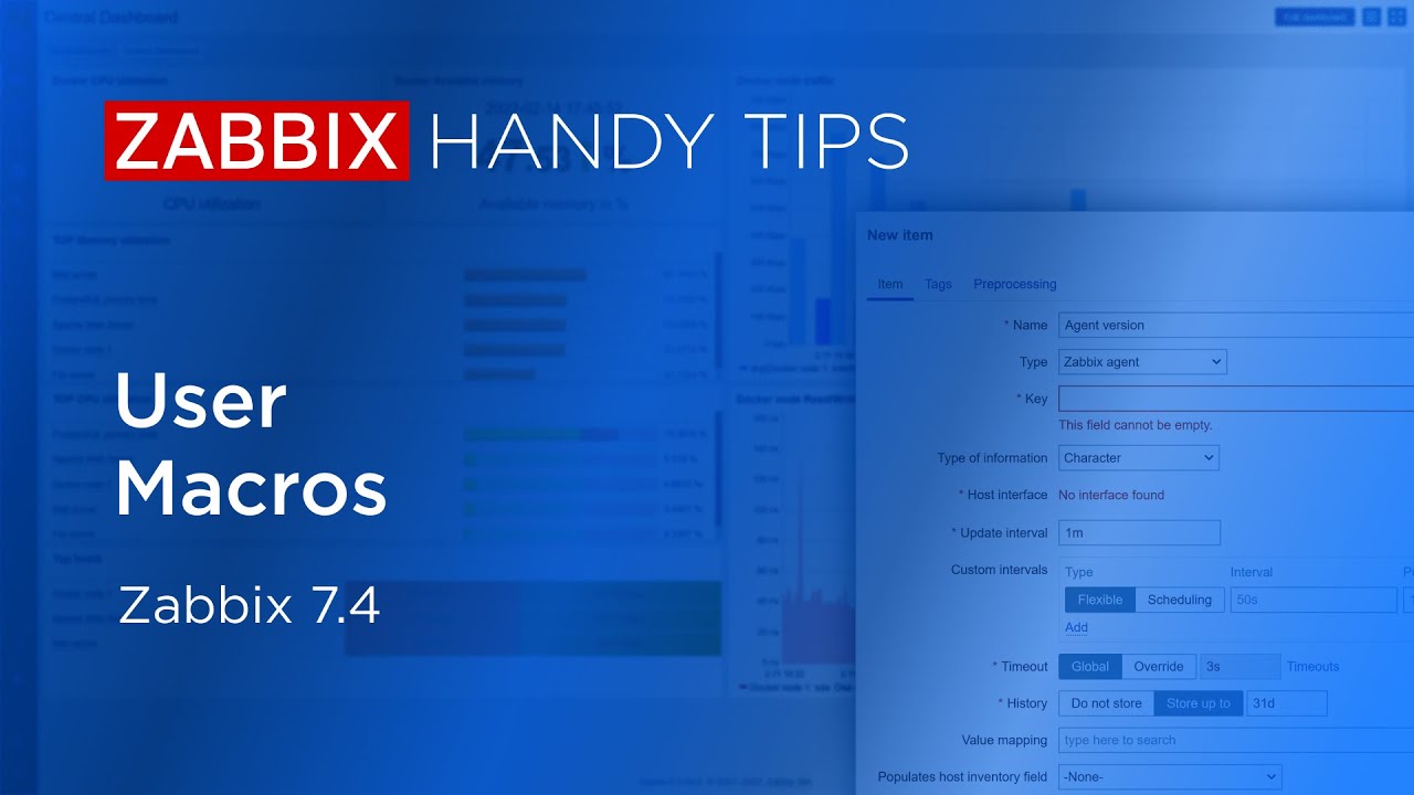 Полезные советы по Zabbix: пользовательские макросы
