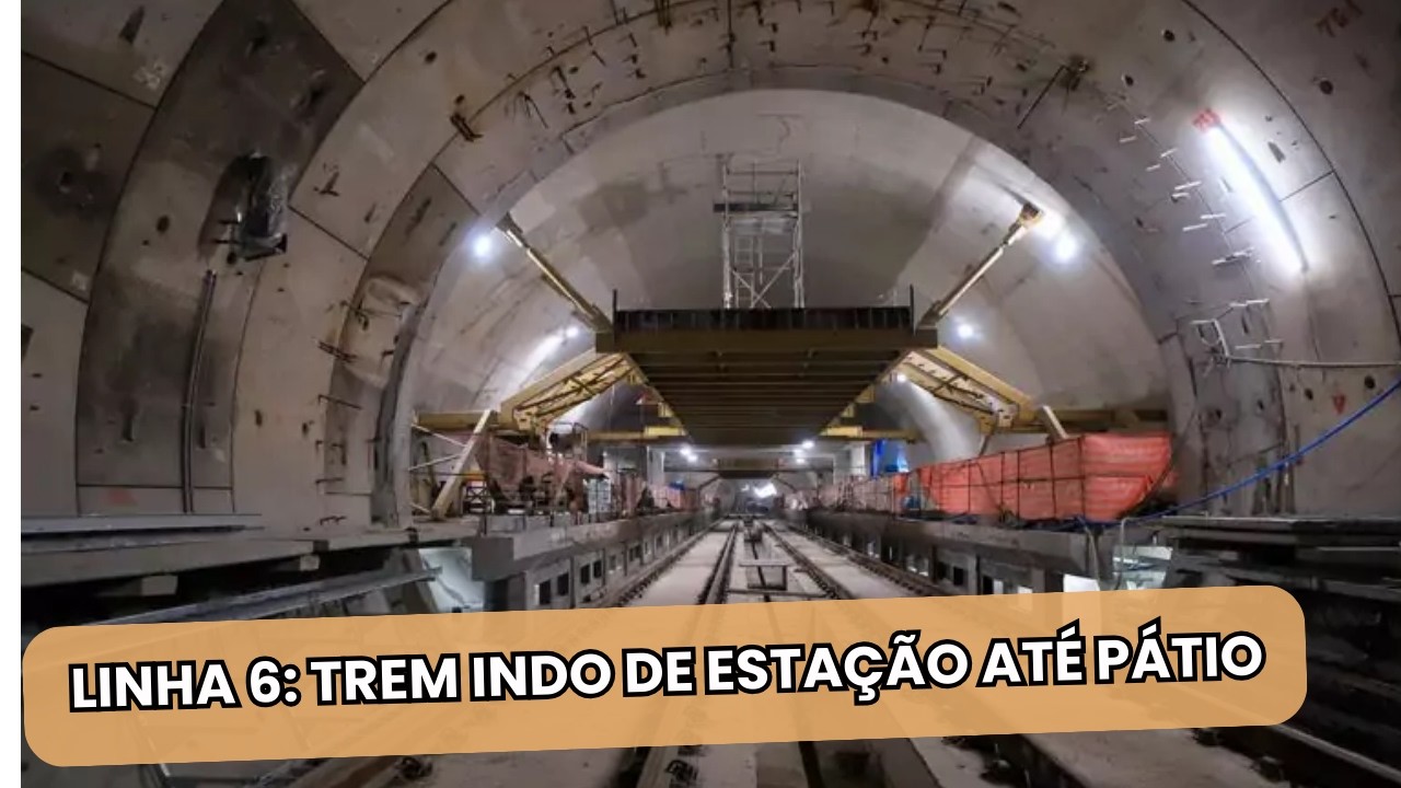 IMAGENS DO TÚNEL DA NOVA LINHA 6-LARANJA