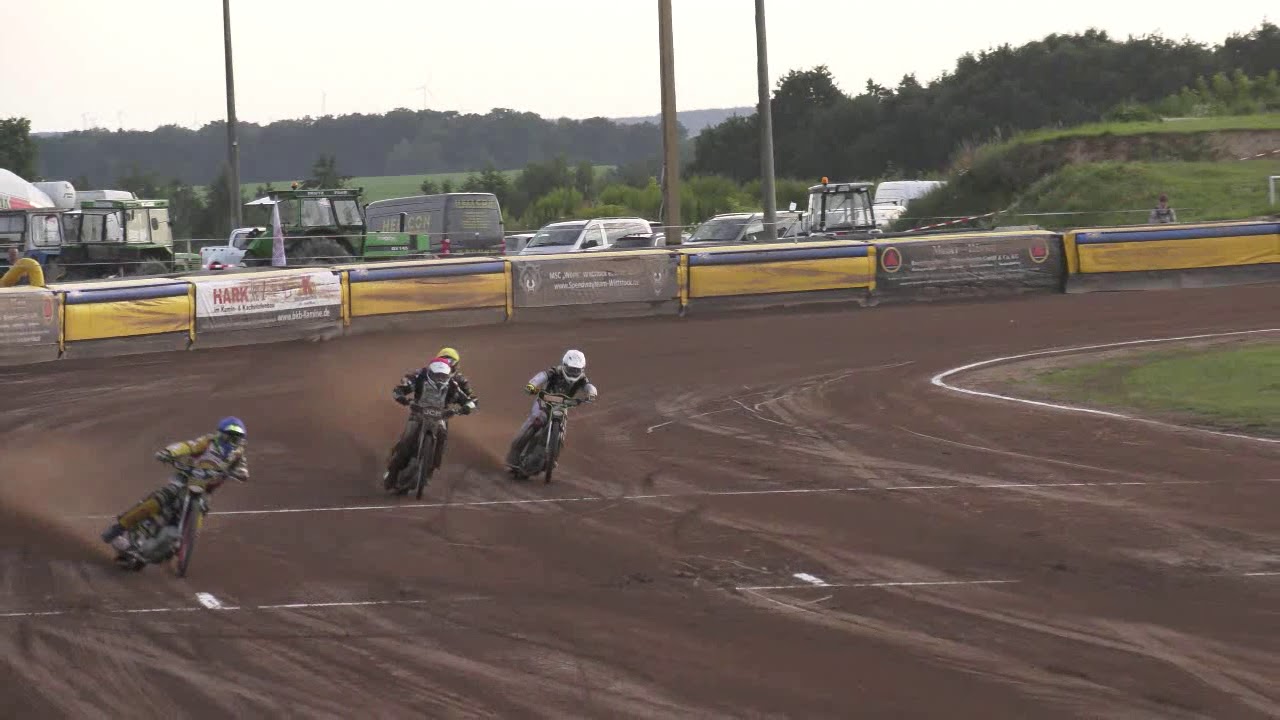 Internationales Speedwayrennen 14 07 2017 in Wittstock Lauf 1