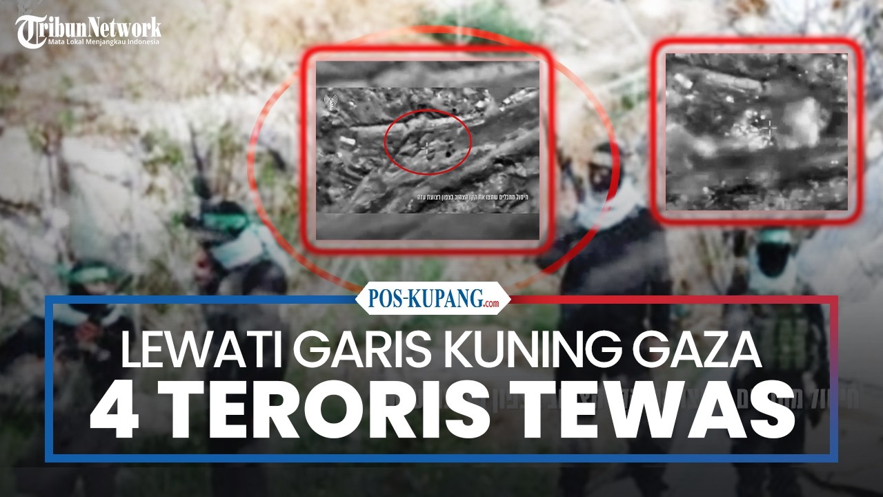 4 Teroris Tewas Setelah Lewati Garis Kuning di Gaza