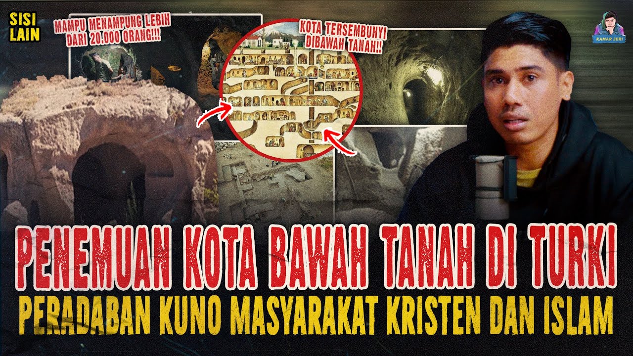 DITEMUKAN KOTA KUNO DI BAWAH TANAH TURKI ! MENAKJUBKAN GENK