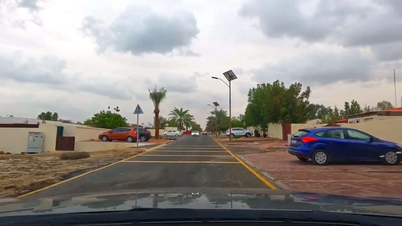 Around Jabel ali village DUBAI | beautiful weather - 4K ( @Travel wings ) UAE 🇦🇪