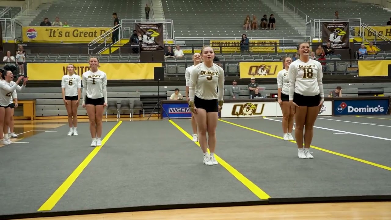 QU Hawks Stunt vs Missouri Valley College