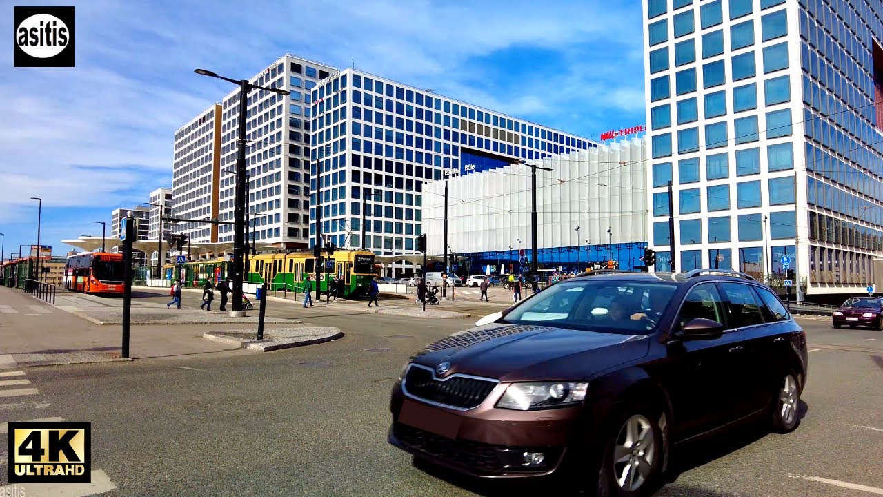 Helsinki Walks: Sunny Morning Walk from Kallio to Pasila (Helsinki, Finland)