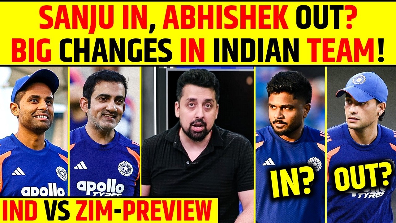 SANJU IN, ABHISHEK OUT? 😱 | BIG CHANGES IN INDIAN TEAM | IND VS ZIM PREVIEW | #t20worldcup2026