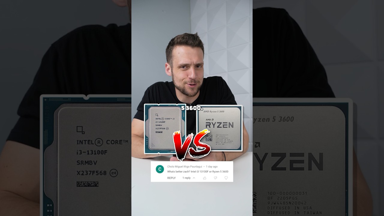 Intel i3 13100F vs Ryzen 5 3600?