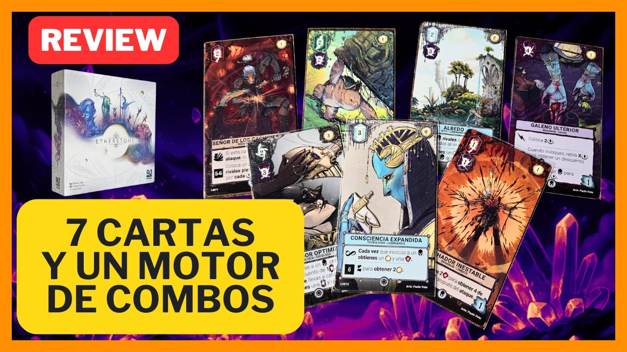 Review ETHERSTONE: 7 Cartas y Un Motor Lleno de Combos. 