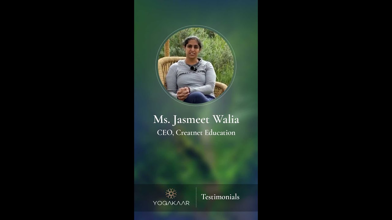 Ms. Jasmeet Walia sharing her experience during her Aranya Retreat by Yogakaar in Leh, Ladakh.